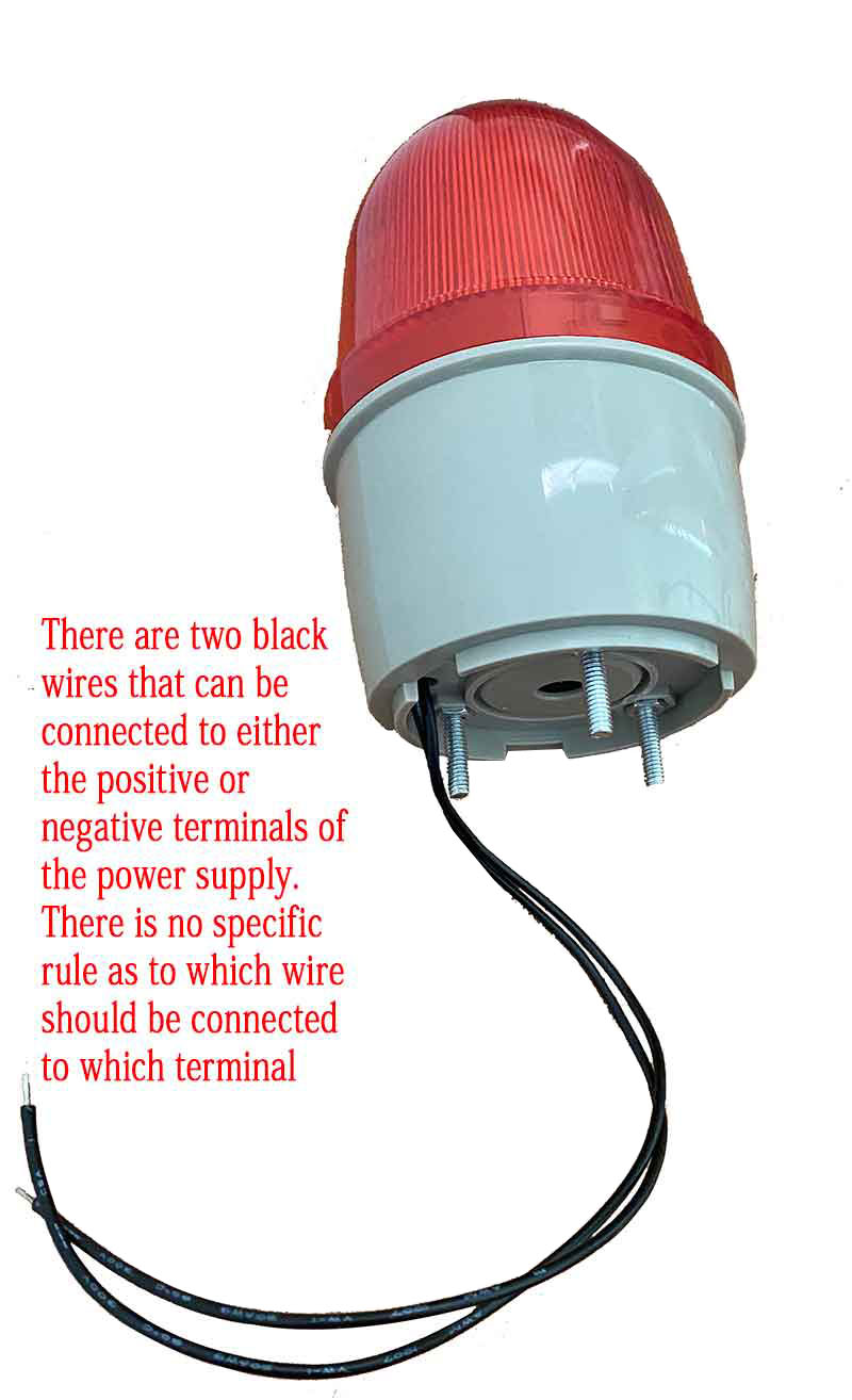 Monday Kids Sound and Light Alarm 12V 24V 220V Mini Flashing Warning Light Strobe Signal Light