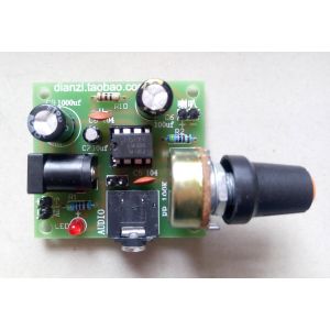 Monday Kids LM386 Super MINI Amplifier Board DIY Amplifier Kit 5V-12V Power Amplifier Suit Fun Electronic DIY Kit ICSK025A for Small Speaker