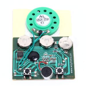 Monday Kids 30secs 30S Key Control Sound Voice Audio Recordable Recorder Module Chip Programmable Music Board For Greeting Card DIY Gifts