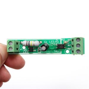 Monday Kids TTL AC 220V Optocoupler Isolation Module SCM Testing Board Voltage Detection Adaptive for PLC 1Bit 1 Channel