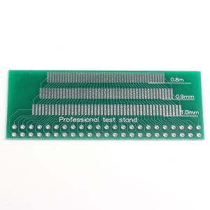 Monday Kids 10pcs 46-Pin 0.8mm 0.9mm 1.0mm 1.1mm 1.2mm 1.3mm Pin Space Adapter Board PCB Plate Pinboard Electronic Components Training 46PIN