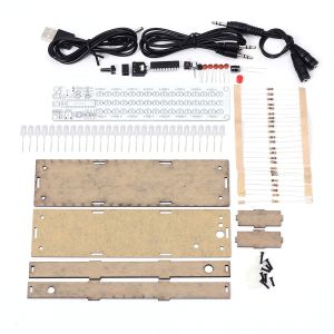 Monday Kids Audio Spectrum 16x3 Red/Green/Blue DIY Kit 1603 Level Indicator w/ Acrylic Shell Voice Spectrum Lights