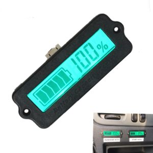 Monday Kids 12V LY6W Lead Acid LiPo Battery Capacity Indicator LCD Display Battery Capacity Meter Power Detect Digital IC Tester Voltmeter
