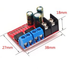 Monday Kids 5A 3V-14V Dual DC Motor Drive Module Remote Control Voltage Reverse PWM Speed Regulation Double H Bridge Super L298N 5AD