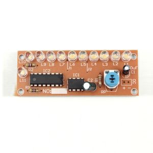 Monday Kids 2pcs/lot NE555+CD4017 White LED Marquee Light DIY Kit Running Flow LED Electronic Suite Electronic DIY Kit