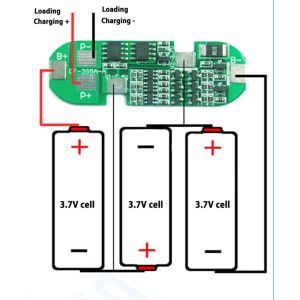 Monday Kids 3S 6A Polymer Lithium Battery Charger Protection Board Li-ion Charging Protect Module For 3pcs 18650 Lithium Battery