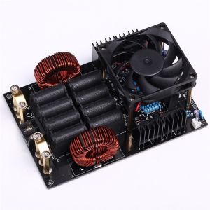 Monday Kids DC 12-40V 50A 1KW High Voltage Generator High Frequency Low Voltage ZVS Induction Heater 1000W Board With Coil for Melt Metals