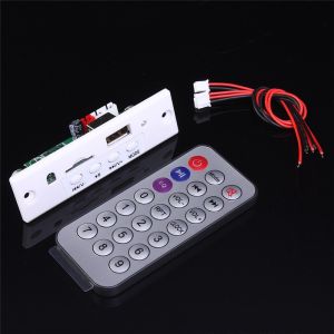 Monday Kids Mini 5V White MP3 Decoder Board Call Decoding Module MP3 WAV U-Disk & TF Card USB With 2*3W Stereo Amplifier