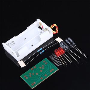 Monday Kids DIY Electronic Flash Elektronik Devreler Multivibrator LED Flashing Circuit Suite Electronic DIY Kit Teaching Training IC Parts