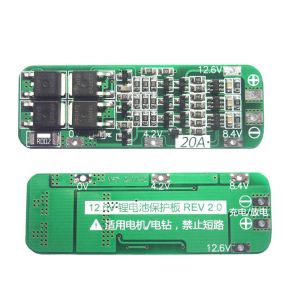 Monday Kids 3S 20A Li-ion 18650 Lithium Battery Protection Board Lipo Battery Charger Protect PCB BMS 12.6V Cell Module For Drill Motor