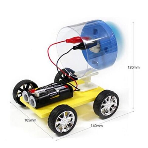 Monday Kids Diy Universal Wind-power Car Model Kits Students