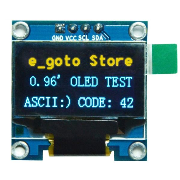 thumbnail interactive-video image 1 of 6Pin 0.96 Inch IIC/SPI Serial 128x64 OLED Display Module Blue 1 of 9