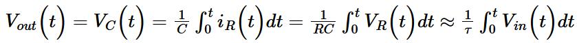 RC vout equation
